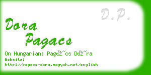 dora pagacs business card